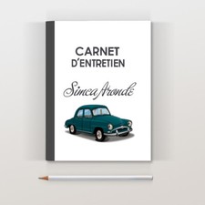 Carnet d'entretien Simca 9 Aronde verte