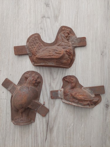 Moules anciens chocolat - moules,