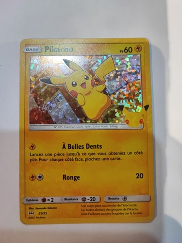 Carte pokemon pikachu - carte,
