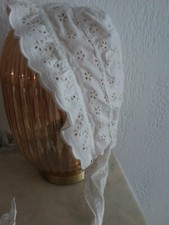 Coiffe ancienne broderie anglaise 