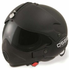 Ouvert Scooter Moto Casque Osbe Gpa Aviation TORNADO Noir Mat + Masque