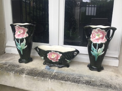 Lot vases et jardinière - vases,