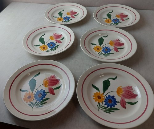 Lot assiettes plates - 6,