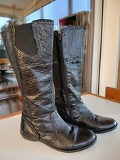 Bottes hautes Kickers cuir
