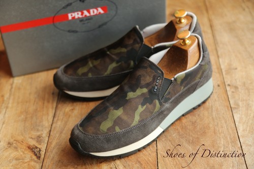 Baskets prada camouflage vert - baskets,
