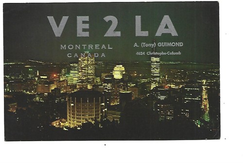 Carte qsl radio amateur - carte,