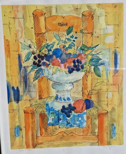 Lithographie tony agostini - lithographie,