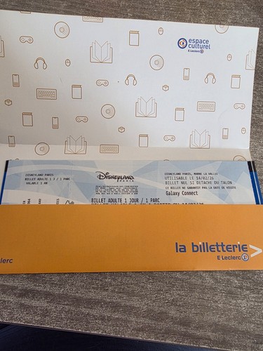 Vends placess disneyland - vends,