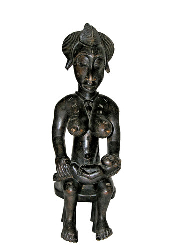 Statuette africaine maternité - africaine,