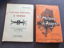JOEL THEZARD 2 LIVRES  EO LE MEREAU D ARGENT & VINGT CINQ NIORTAISES A VENISE