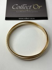 Bracelet Jonc - 3 or - 18K - 22.57g - 6.5cm - seconde main