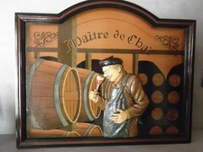 Tableau en bois , relief