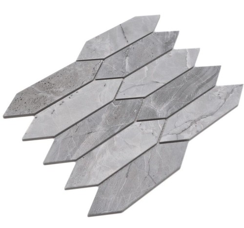 Mosaïque gris aspect pierre - aspect,