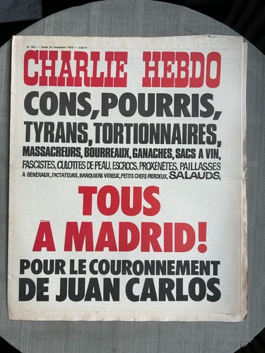 Charlie hebdo 263 - no., november