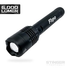 Singer Tactique 6,000 Lumen Rechargeable Lampe Torche,Recharge Appareils - Flipo