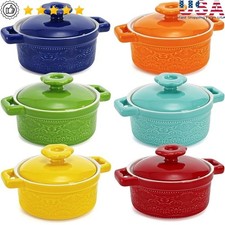 Set of 6 Mini Cocotte Dishes