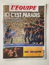 L'EQUIPE 1er JUIN 2025 PARIS PSG CHAMPION D'EUROPE - 5-0 INTER MILAN