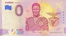 BILLET 0  EURO EUSEBIO SLB PORTUGAL  2020 NUMERO DIVERS