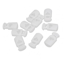 10 Pcs Plastique Blanc Simple