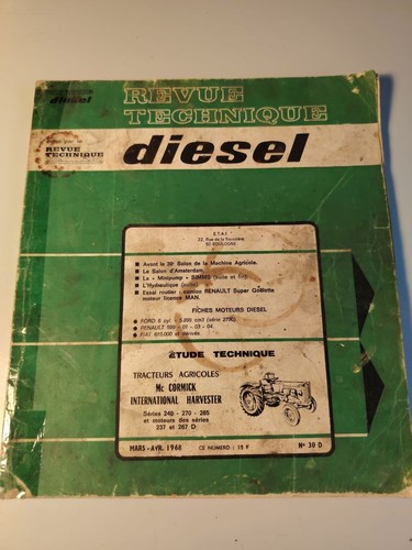 Revue technique tracteur - tracteur, mc