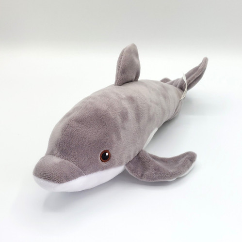 Peluche dauphin gris - , blanc