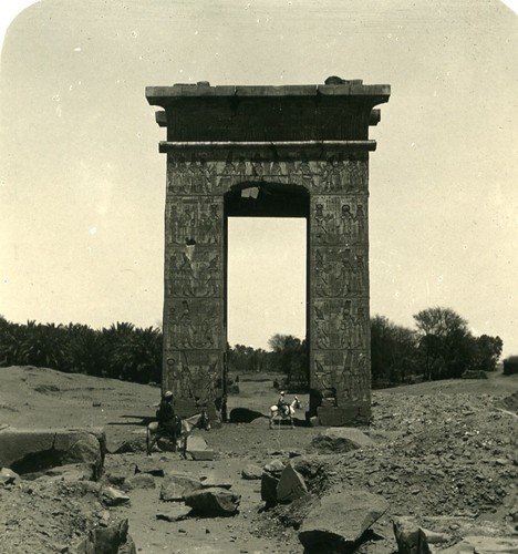 Egypt karnak portico - karnak, of