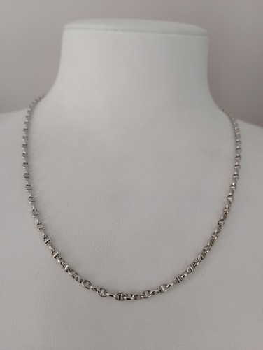 Collier blanc 18k - or, massif