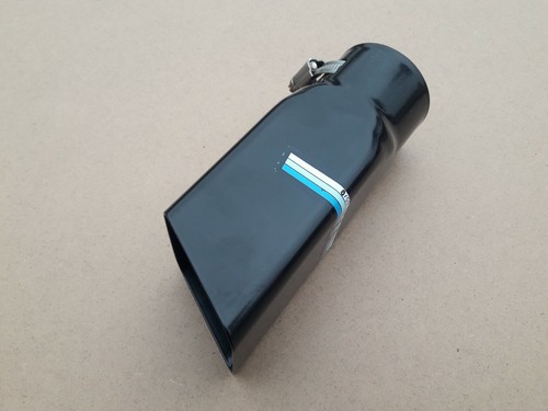 Embout echappement 62mm noir - 62mm,