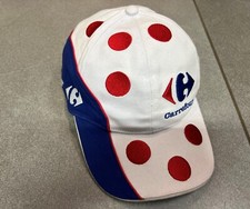 CASQUETTE CAP VELO CYCLISME MAILLOT A POIS GRIMPEUR TOUR DE FRANCE CARREFOUR