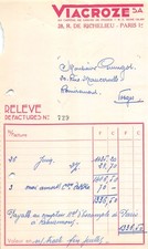 1927 VIACROZE A PARIS - M. GUINGOT A REMIREMONT