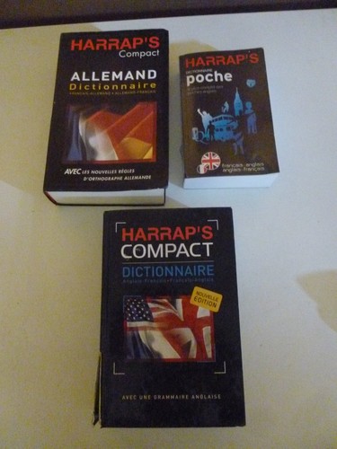 Lot livres dictionnaire - 3, :