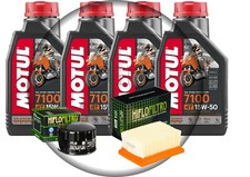 Set Entretien BMW C 650 Gt 2016 4 Litres Huile Motul 7100 15W50 Filtre à Et Air