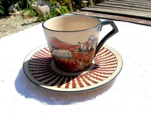 Tasse café ancien grès - ancien,