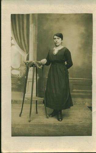 Carte photo ancienne studio