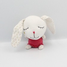 Doudou lapin blanc rose