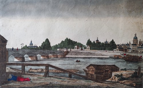 Vue optique jardin - vue, des