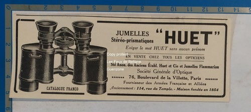 Jumelles huet stereo - jumelles,