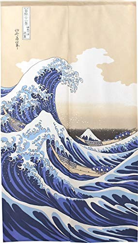Rideau tapisserie japonais