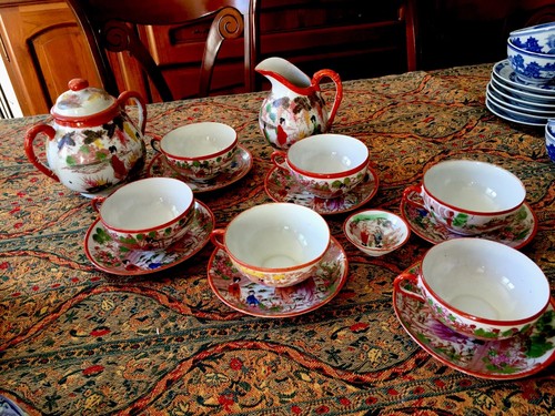Ancien service thé en - a,