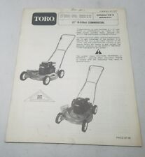 Toro 21" Commercial Mower