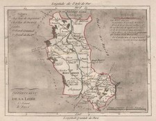 Loire Deptm. Original Gravure