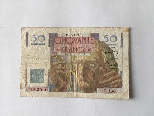 Billet français francs - billet,