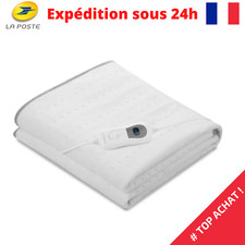 Surmatelas Chauffant Sous-Couverture Électrique 150 x 80 cm Lavable