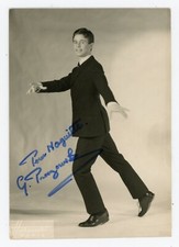 PHOTO Studio HARCOURT Paris, danseur ou acteur à identifier dédicace autographe
