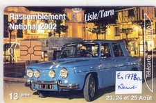 Télécarte à puce En 1778a Car occitan R8 Gordini Neuve Rare