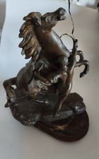 Statue cheval vintage en