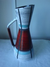 Grand vase en ceramique  Allemande  de la marque   SCHEURICH  année 60