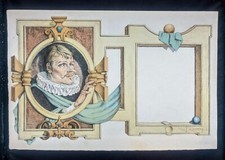 Lithographie originale Cyrano de Bergerac planche n° 16 R. Carrance Papier Japon