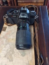 Appareil photo Vivitar vintage avec objectif - Modèle ancien de collection