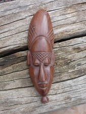Masque Africain en bois massif